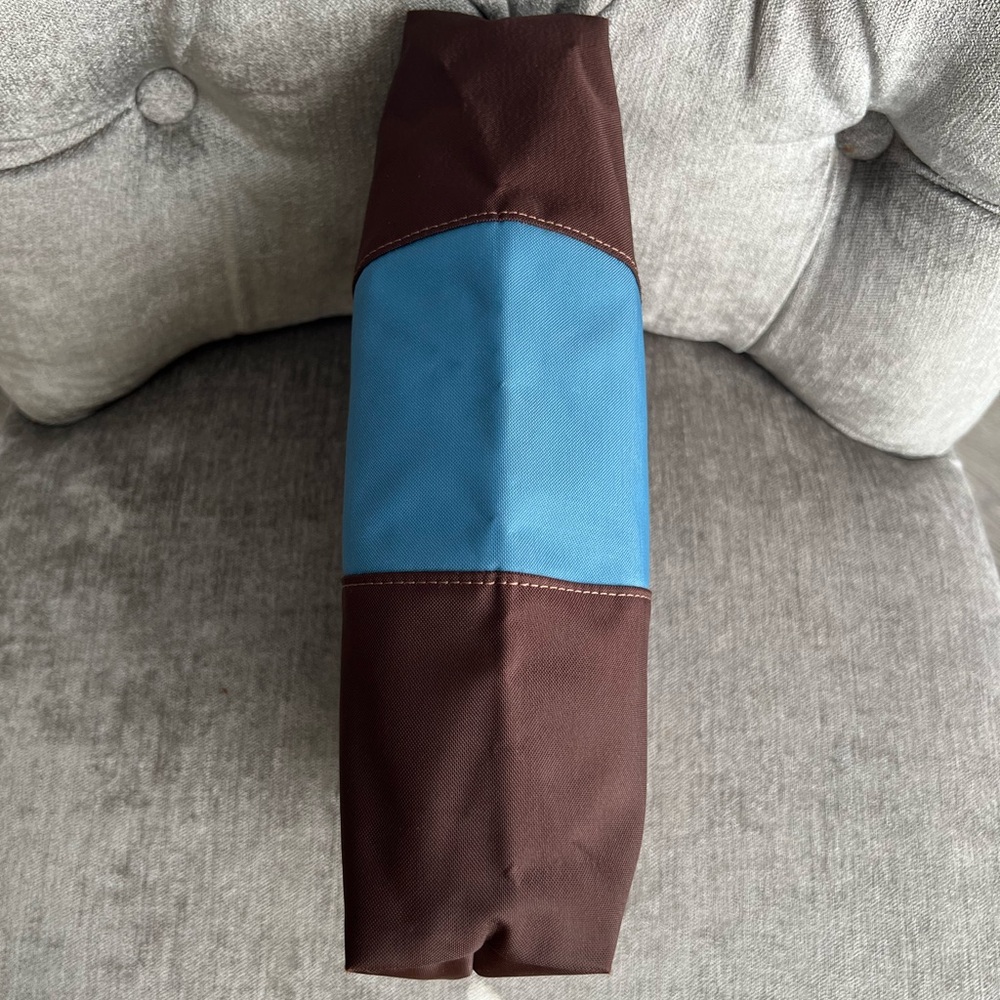 Longchamp Brown and Blue Mini Bag - Picture 5 of 11